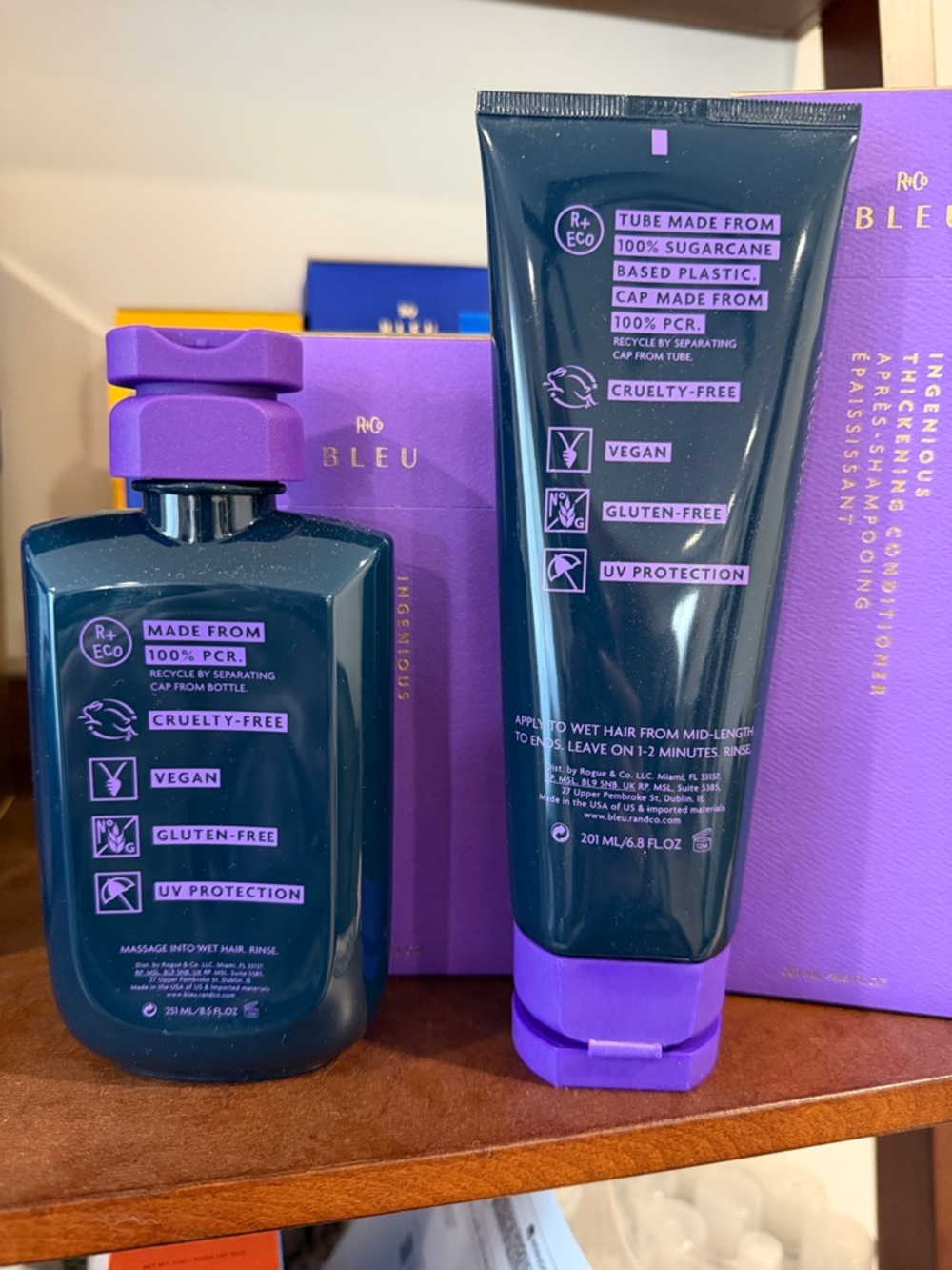 R+Co Bleu Ingenious Thickening Shampoo & Conditioner Set - Picture 3 of 3